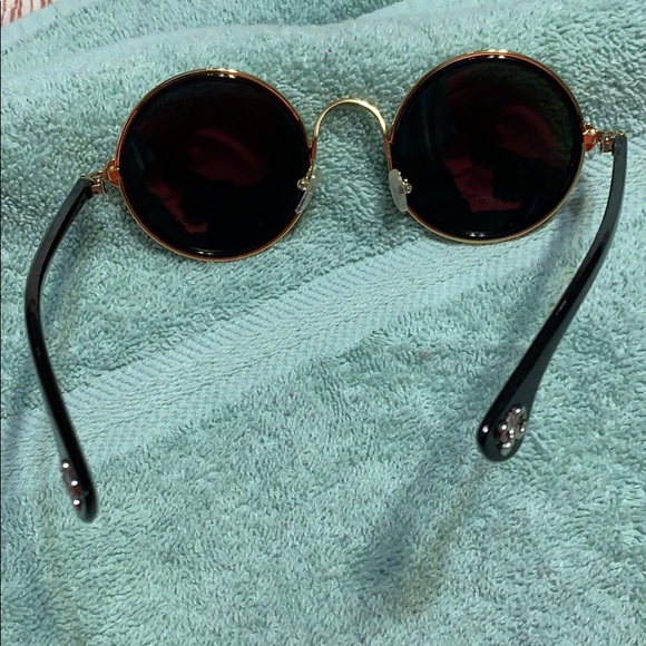 MIRRORED ROUND SUNGLASSES - Picture 8 of 8